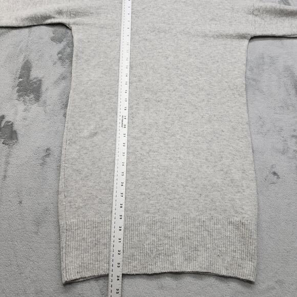 The Prairie by Rachel Ashwell Sweater Dress Womens S Gray Wool Blend Mock Neck - Picture 11 of 12